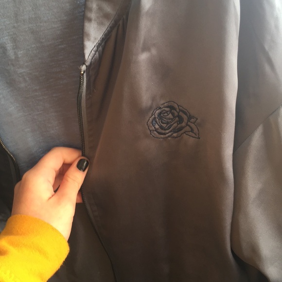 Blue Empyre Windbreaker with Rose Decal - Picture 2 of 3